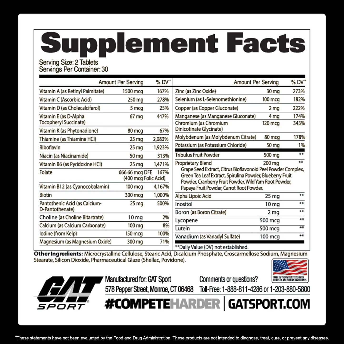 MULTI-TEST GAT