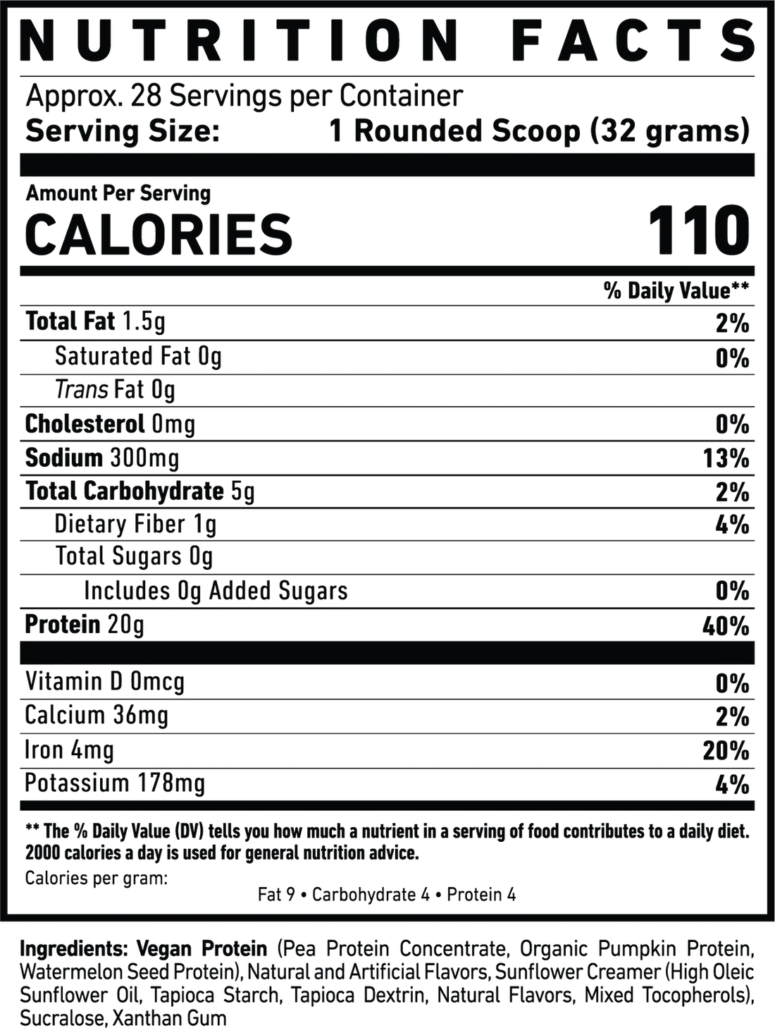 GHOST VEGAN 2LB