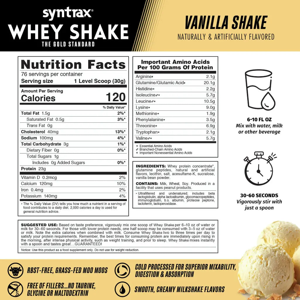 WHEY SHAKE 5 Lb