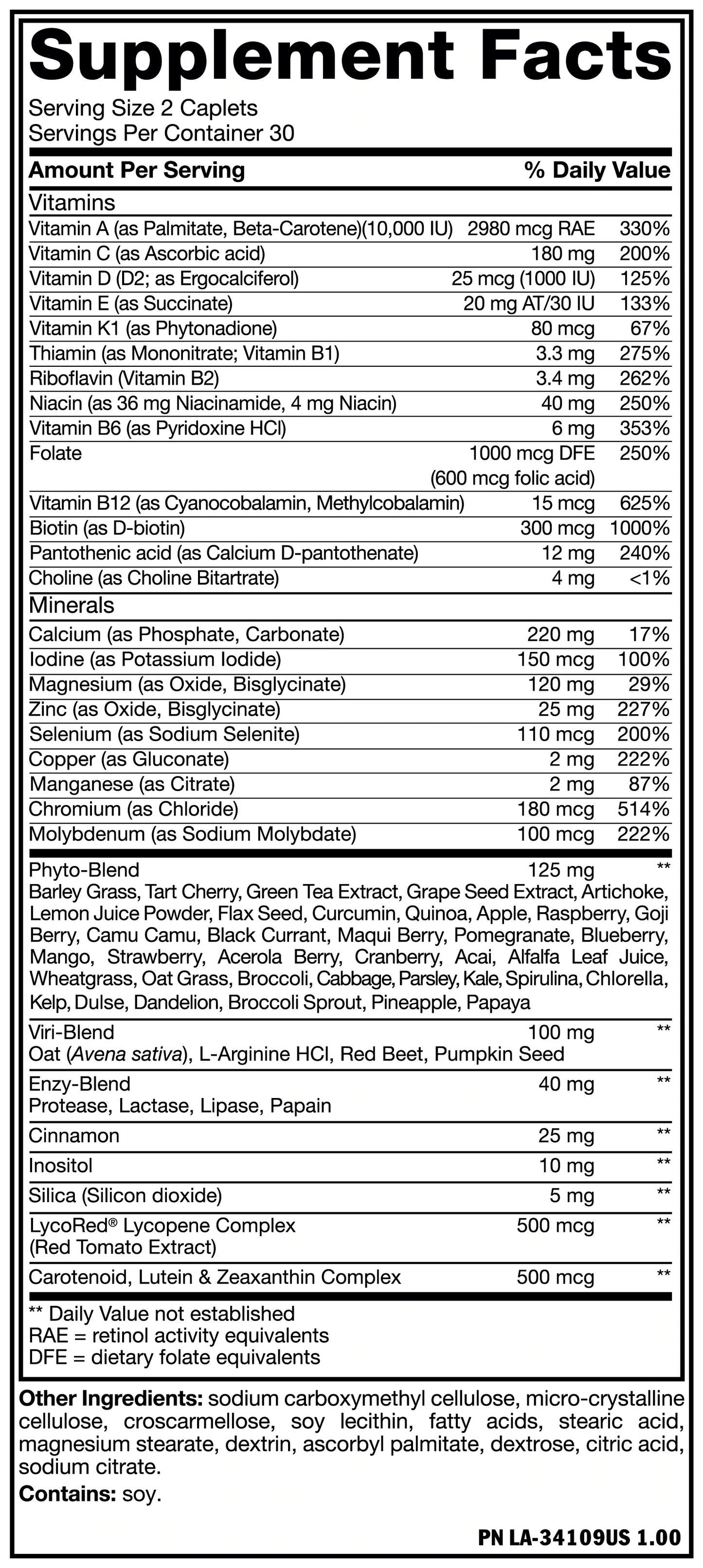 MULTIVITAMINICO MUTANT