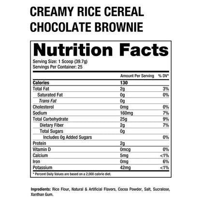 CREAMY RICE CEREAL
