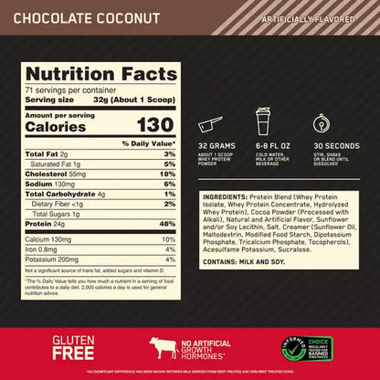 GOLD STD 100% WHEY 5 Lb+