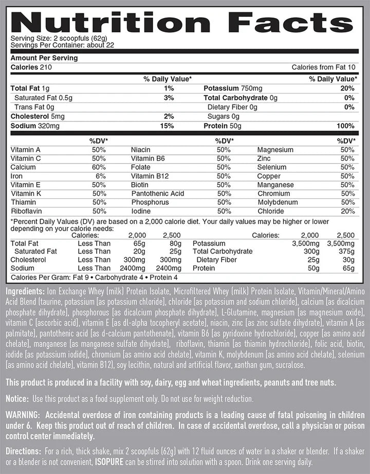 ISOPURE 3LB